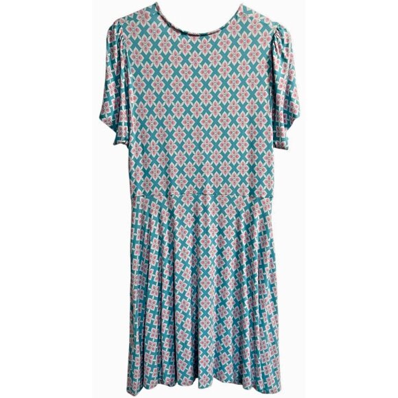Boden Geometric Print Jersey Dress – 12R - Picture 2 of 8